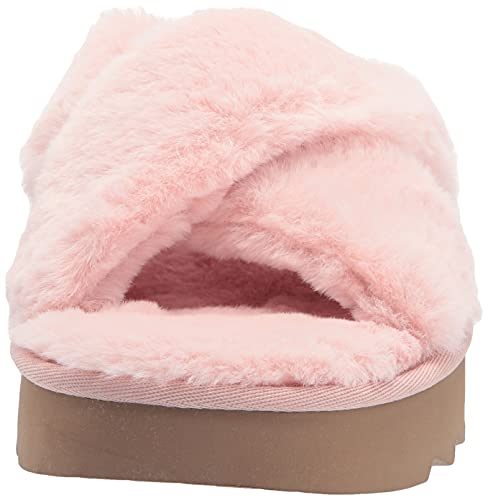 Koolaburra by UGG Women's Fuzz-IT Sandal, Pale Blush, 10