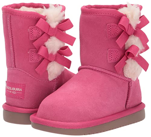 Koolaburra by UGG Unisex-Child T Victoria Short Boot Fashion, Fandango Pink, 6 Toddler