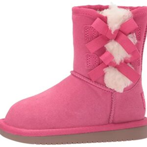 Koolaburra by UGG Unisex-Child T Victoria Short Boot Fashion, Fandango Pink, 6 Toddler