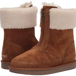 Koolaburra by UGG Unisex-Child K Lytta Short Boot, Chestnut, 4 Big Kid