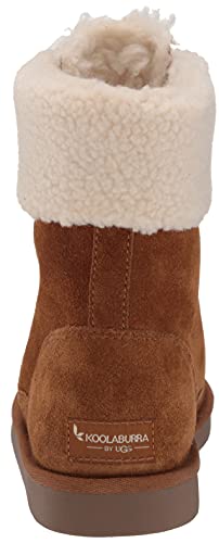 Koolaburra by UGG Unisex-Child K Lytta Short Boot, Chestnut, 4 Big Kid