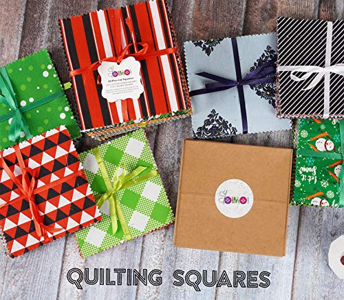 Soimoi Batik Print Precut 5-inch Cotton Fabric Quilting Squares Charm Pack DIY Patchwork Sewing Craft