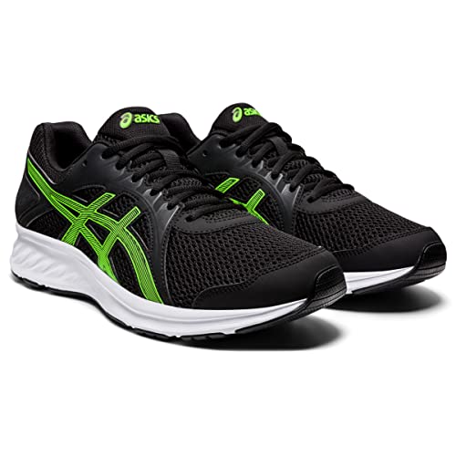 ASICS Men's Jolt 2 Running Shoes Black/Green Gecko 11 M US