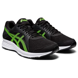 ASICS Men's Jolt 2 Running Shoes Black/Green Gecko 10 M US