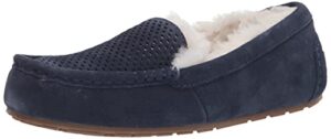 koolaburra by ugg women's lezly perf slipper, insignia blue, 6