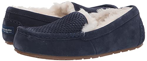 Koolaburra by UGG Women's Lezly PERF Slipper, Insignia Blue, 6