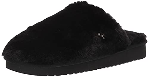 Koolaburra by UGG Women's POMI Slipper, Black, 8