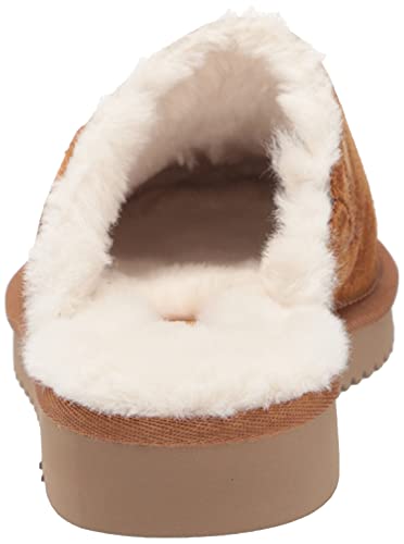 Koolaburra by UGG Women's SONELE Slipper, Chestnut, 8