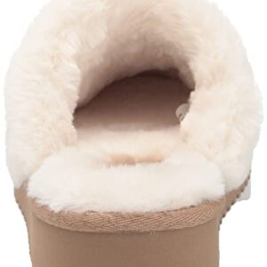 Koolaburra by UGG Women's POMI Slipper, Natural, 8