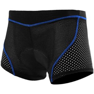 X-TIGER Men's Cycling Underwear Shorts 5D Padded Gel,MTB Biking Shorts Pants with Breathable,Adsorbent Design