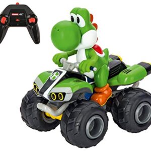 Carrera RC Nintendo Mario Kart 2.4 GHz Radio Remote Control Toy Car Vehicle - Yoshi Quad