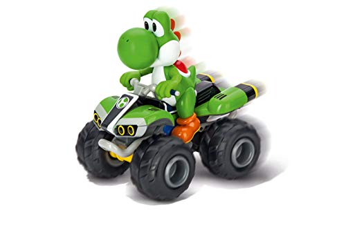 Carrera RC Nintendo Mario Kart 2.4 GHz Radio Remote Control Toy Car Vehicle - Yoshi Quad