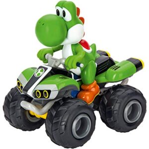 Carrera RC Nintendo Mario Kart 2.4 GHz Radio Remote Control Toy Car Vehicle - Yoshi Quad