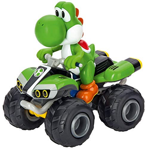 Carrera RC Nintendo Mario Kart 2.4 GHz Radio Remote Control Toy Car Vehicle - Yoshi Quad