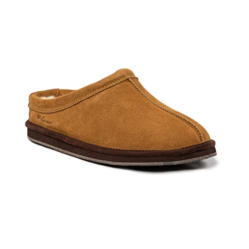 MySlipper Men's Size 11 Chestnut Slip-On Slippers By:MyPillow