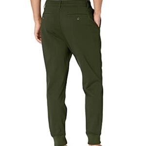 PAIGE Men's Elmwood Transcend Knit Tech Trouser Jogger Pant, Southern Oak, 38