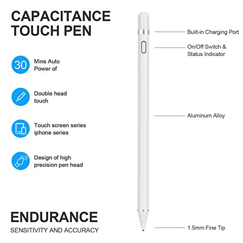 Digital Stylus Pens for Touch Screens Fine Point Stylist Pen Precise and Smooth Stylish Pencil