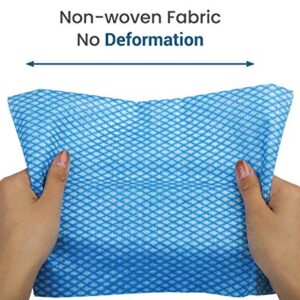 SCRUBIT Reusable Cleaning Wipes, Handy Wipes for Kitchen and Office - Dish Cloths for Washing Dishes - Multi Purpose Disposable Cleaning Towels (12 x 20 in) 72 Pack (Blue)