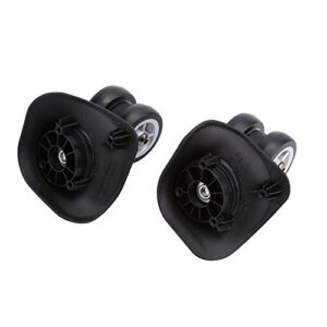 Suitcase Wheel 2Pcs Universal PVC Luggage Swivel Casters Wheels Luggage Suitcase Trolley Wheels