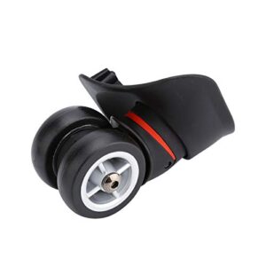 Suitcase Wheel 2Pcs Universal PVC Luggage Swivel Casters Wheels Luggage Suitcase Trolley Wheels