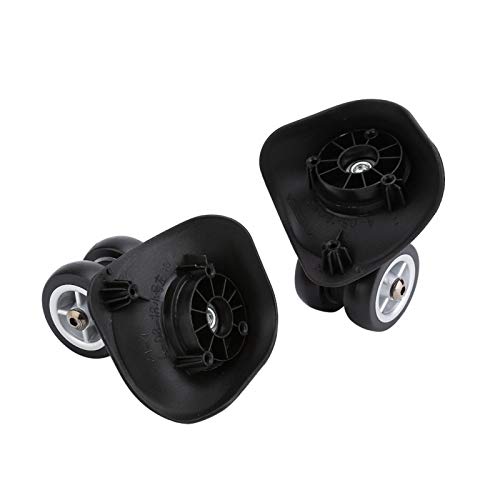 Suitcase Wheel 2Pcs Universal PVC Luggage Swivel Casters Wheels Luggage Suitcase Trolley Wheels