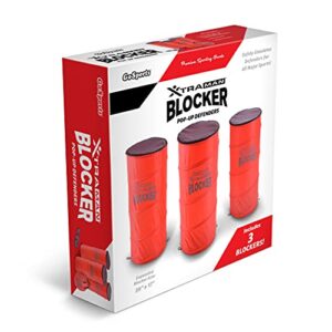 GoSports XTRAMAN Blocker Pop-Up Defenders 3 Pack - Safely Simulate Defenders for All Major Sports - Basketball, Soccer, Football and More, Black