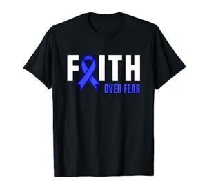 faith fear god als warrior als fighter als awareness t-shirt