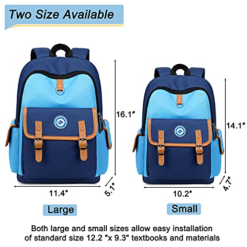 Weitars Kids Backpack For School- Boys Backpacks For Elementary, Preschool Kindergarten Backpacks Children Bookbag School Bag For Girl Boy Back Packs For Kid With Adjustable Padded Straps,14 Inch