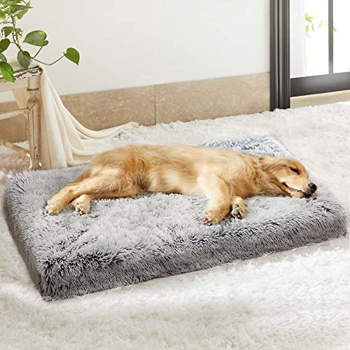 Western Home Large Dog Beds for Large Dogs, Waterproof Orthopedic Dog Bed - Egg Crate Foam Dog Bed with Removable Washable Cover, Dog Crate Bed with Non-Slip Bottom for Dog Crate