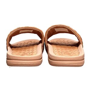 APL Women's Lusso Slide, (Caramel, numeric_6)