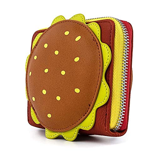 Loungefly x Nickelodeon SpongeBob SquarePants Plankton Krabby Patty Zip Wallet