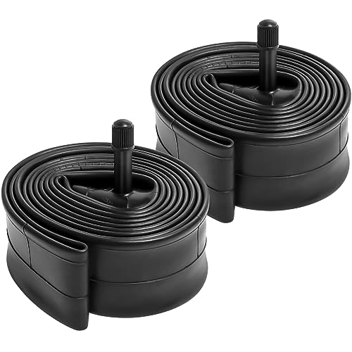 2 Pack 20" Bike Tubes 20 x 2.125/2.40 AV32mm Valve Compatible with 20x2.125 20 x 2.20 20x2.25 20 x 2.30 20 x 2.35 20 x 2.40 Schrader Valve Bike Tire Tubes