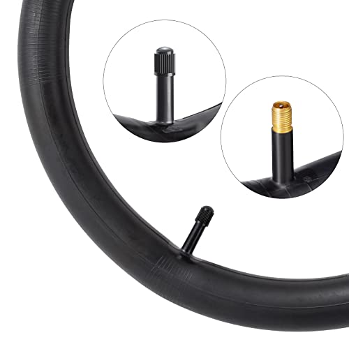 2 Pack 20" Bike Tubes 20 x 2.125/2.40 AV32mm Valve Compatible with 20x2.125 20 x 2.20 20x2.25 20 x 2.30 20 x 2.35 20 x 2.40 Schrader Valve Bike Tire Tubes