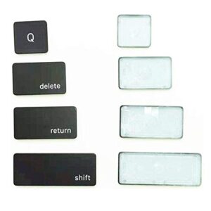 Willhom Keyboard Key Caps, Keycap Full Set of US Replacement for MacBook Pro Retina 16" 2019 (A2141),13" 2020 (A2289, A2251)
