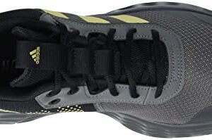 adidas Men's Ownthegame Shoes Basketball, Grey Five/Matte Gold/Core Black, 11.5