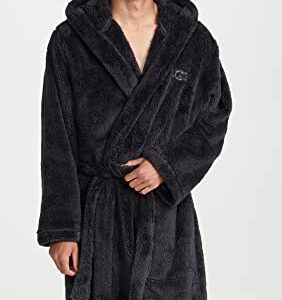 UGG Mens Beckett Bathrobe, Ink Black, Medium-Large US