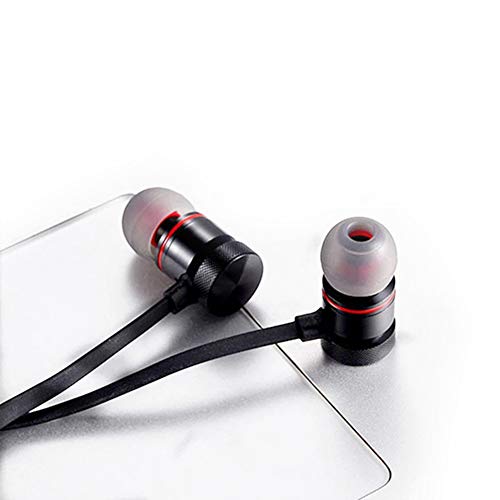 heave Wireless Earbuds,Sports Bluetooth Headphones Wireless Headsets Neckband V4.1 Magnetic in-Ear Earbuds with Waterproof Built-in Mic,6 Hours Playtime Black