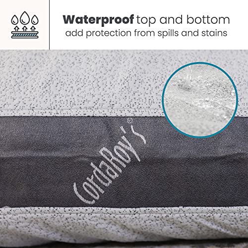 CordaRoy's - Quilted Waterproof Bed Protector for Beanbag Sleeper - Queen