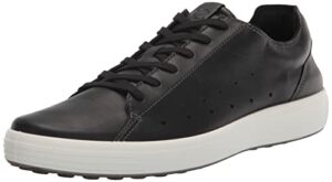 ecco men's soft 7 cloud sneaker, black, 8-8.5