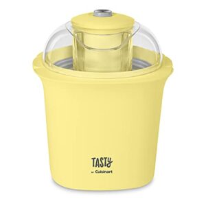 tasty by cuisinart ice cream maker, yellow