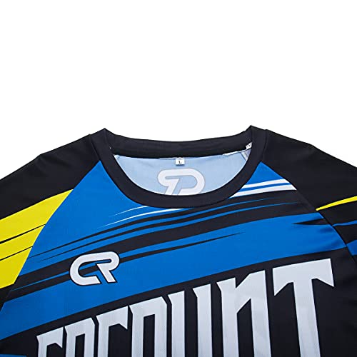 Coconut Ropamo Men's Mountain Bike Jersey Shirt Long Sleeve MTB Jersey Cycling Jersey Downhill Motocross T-Shirt (COSJF-1001, Large)