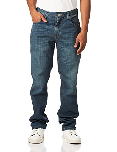Carhartt mens Rugged Flex Relaxed Fit Low Rise 5-pocket Tapered Jean Work Utility Pants, Canyon, 34W x 32L US
