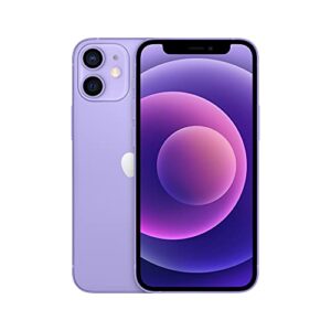 apple iphone 12 mini (64gb, purple) [locked] + carrier subscription