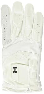 under armour men's iso-chill golf glove , (100) / white / black , right hand x-large