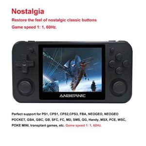 Retro Game Console, Portable Handheld Video Game Console, RG350P, IPS HD Screen, 32GB Memory Card, 2500mAh Battery with 2500+ Classic Games