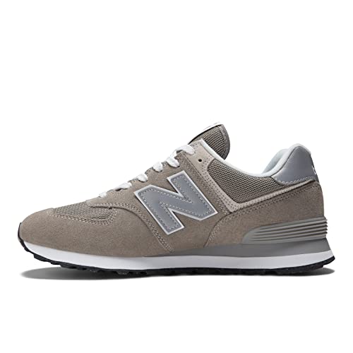 New Balance Men's 574 Core Sneaker, Grey/White, 10.5