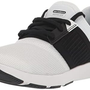 New Balance Women's Dynasoft Nergize V3 Cross Trainer, White/Black, 7.5