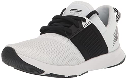 New Balance Women's Dynasoft Nergize V3 Cross Trainer, White/Black, 7.5