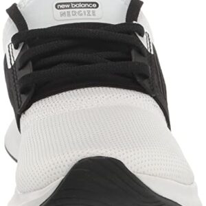 New Balance Women's Dynasoft Nergize V3 Cross Trainer, White/Black, 7.5