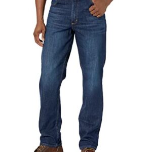 Carhartt Men's Flame-Resistant Rugged Flex Straight Fit 5-Pocket Jean, Midnight Indigo, 40 x 32